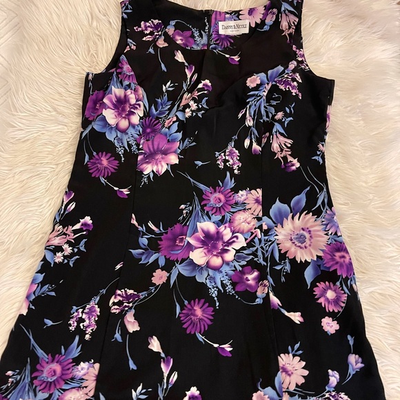 Vintage | Floral midi dress - Picture 3 of 13